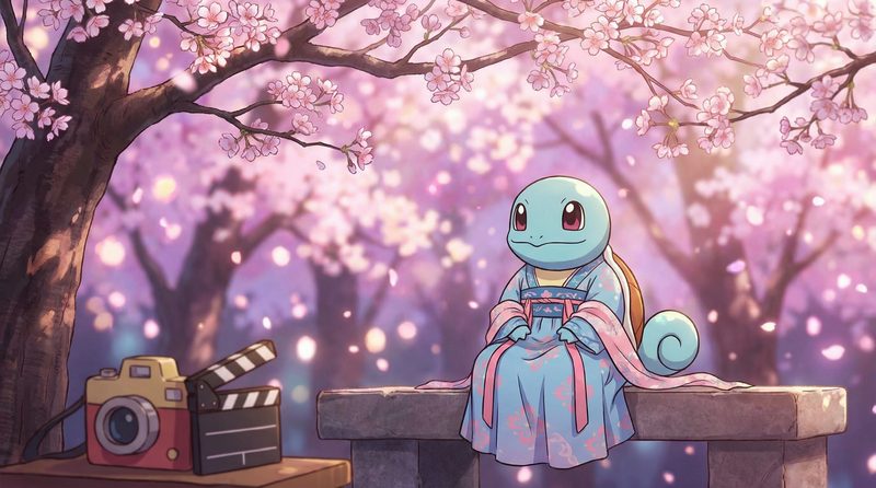 高清3D动漫传媒樱花季短片